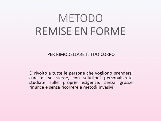 rimodellamento corpo